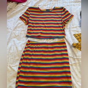 Striped set